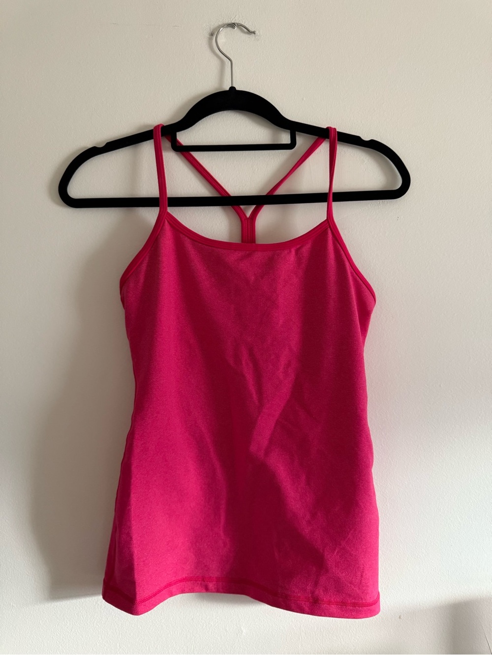 Lululemon Hot Pink Power Y Tank Top - size 6